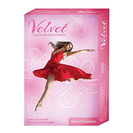 Velvet Female Condom  (3 Pieces)